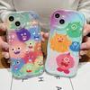 Cute Silicone Case for Xiaomi Redmi Note 12 11 10 Pro Vivo V23E V27 V25 Oppo A78 A58 A38 Infinix Hot 30i 40i Funda Ghost Monster Cover Soft TPU Bumper