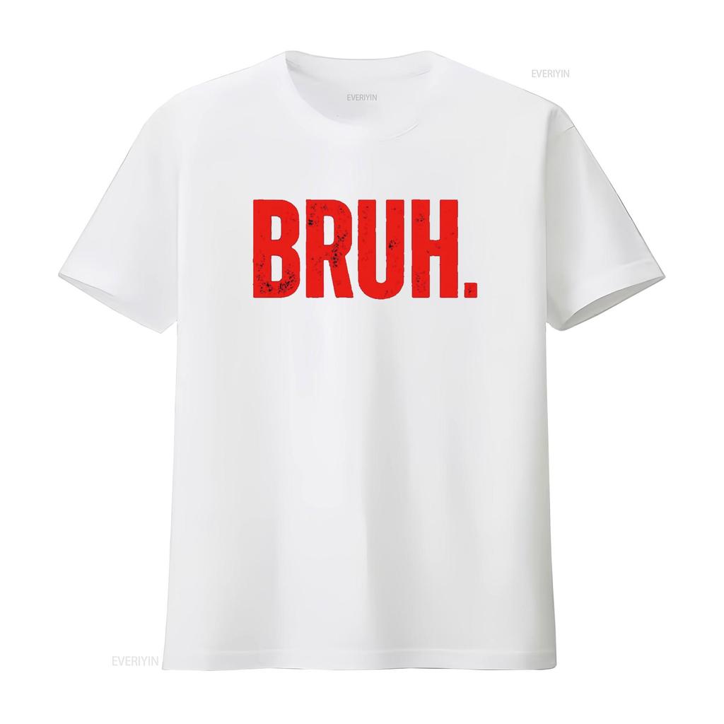 bruh shirt boys funny T for Brothers Shirtns Men vintage Washed designer clothes fashion Top For Everyday Wear Unisex