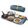 Food Warming Mat Electric Warming Tray for Buffets Party Rollable Silicone Heating Mat with 3