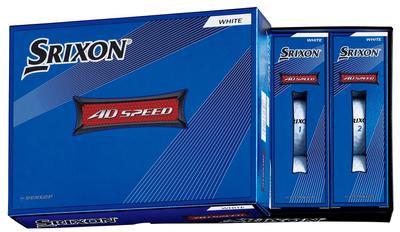 DUNLOP Мячи для гольфа SRIXON AD SPEED 2022 Модель 1 дюжина Белые (12 шт.)