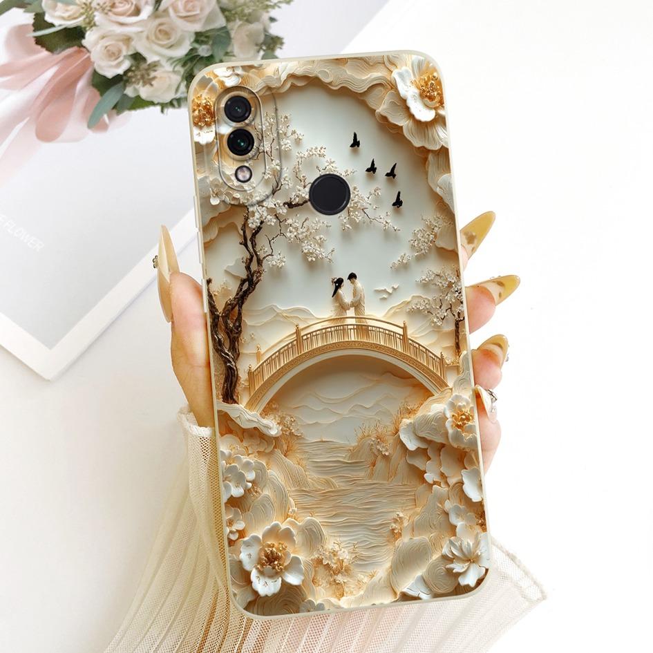 Чехол для Xiaomi Redmi Note 7 Pro Чехол Милый Кот Кролик Мультфильм Мягкий Конфетный Силиконовый Защитный Чехол Для Redmi Note 7 7S Fundas