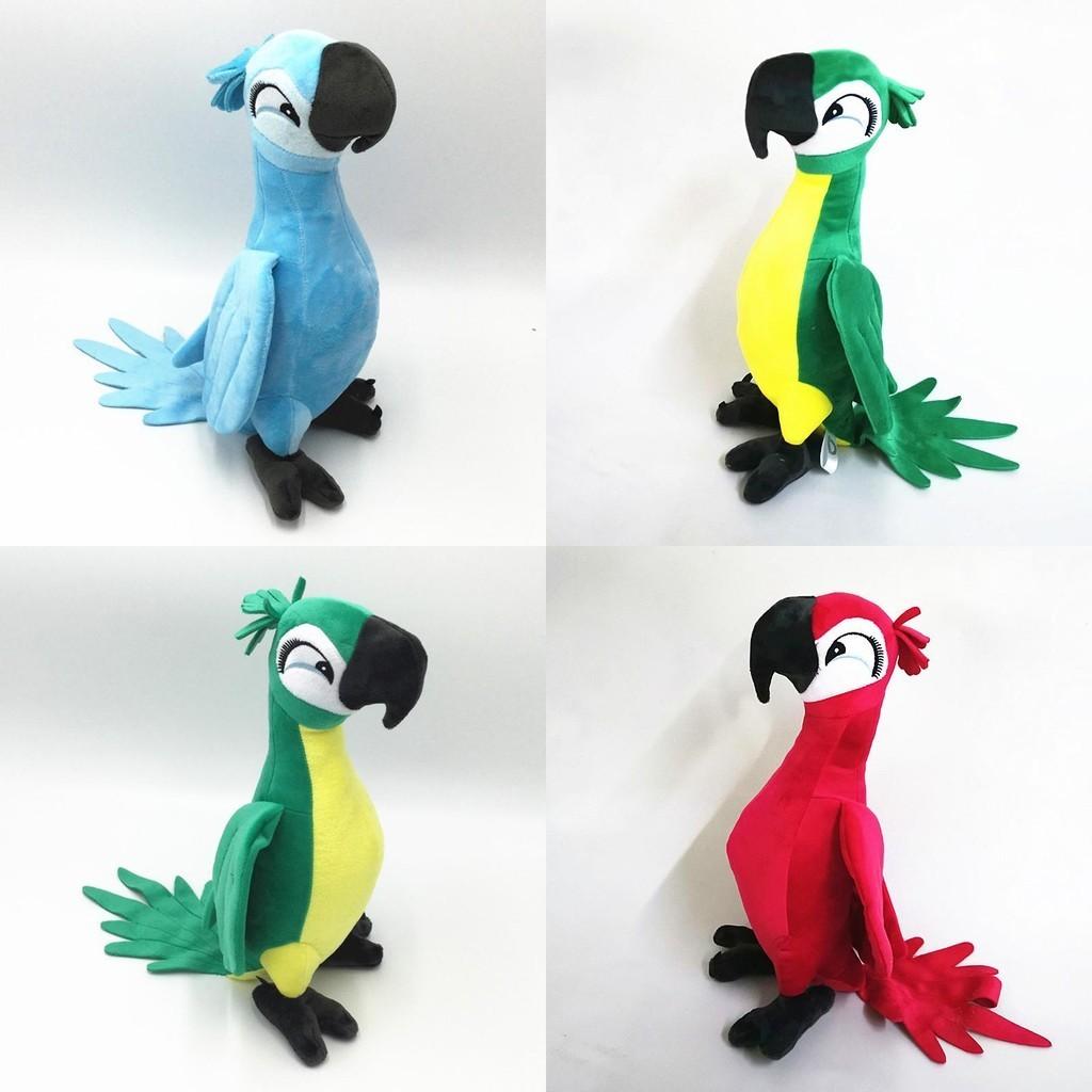 Charming 30cm Rio Movie Plush Toy Parrot Bird Stuffed Animal Doll For Playtime Fun