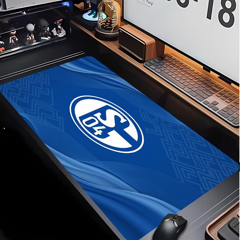 Коврик для мыши с футбольным узором Schalke 04 Не?Нескользящий резиновый игровой коврик для мыши для стола, офиса, дома