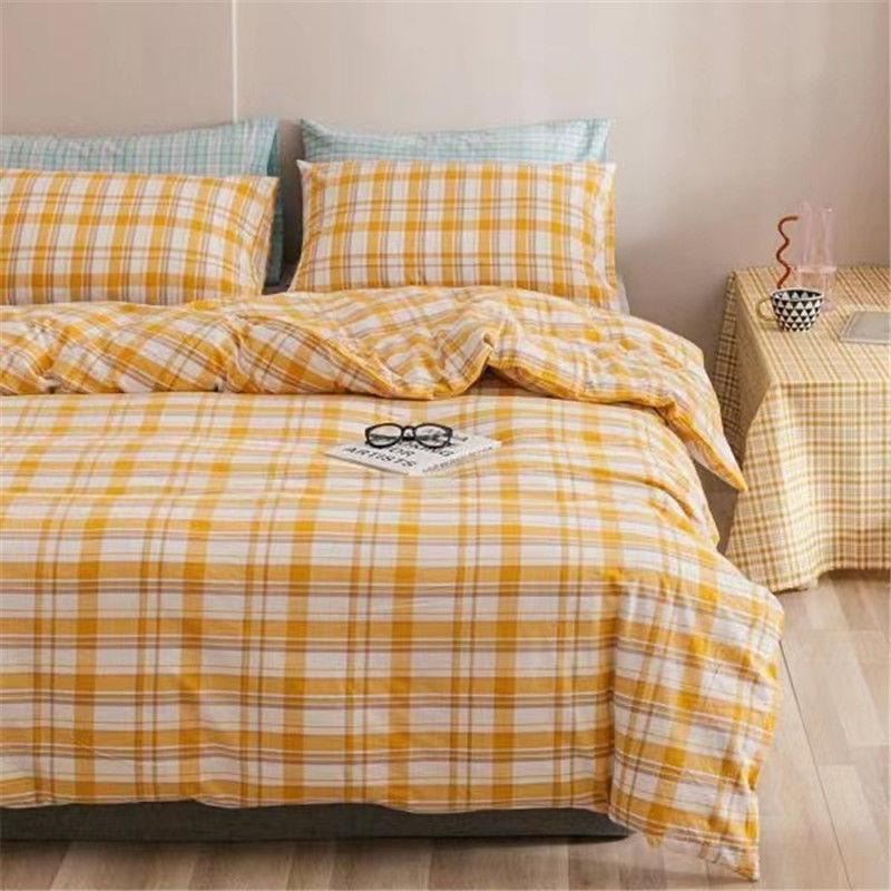 Простыни из стираного хлопка, мягкие простыни Four Seasons для постельного белья размера King Queen, чехлы для матрасов для гостиничных номеров