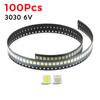 1.0 Watt Lamp Beads 100Pcs 12000-16000K 3.0 * 3.0 * 0.8mm 3030