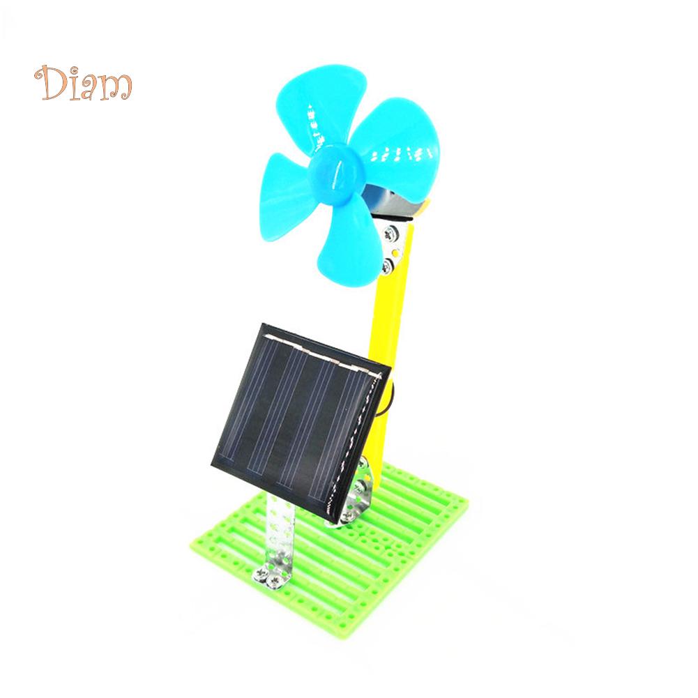 TOYS & TOTS DIY Solar Powered Electric Fan Physics Circuit Experiment Kit Education Kids Toys