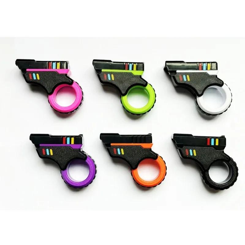 Magnetic Push Card Fidget Roller Pushing Plate Paragraph Ring Mechanical Slider Ratchet Wheel Stress Relief Toy Edc For Children