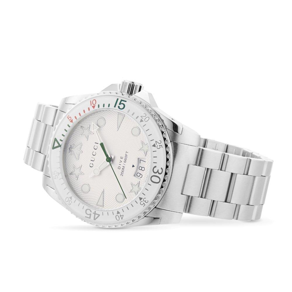 Gucci YA136336 Часы для дайвинга унисекс из нержавеющей стали