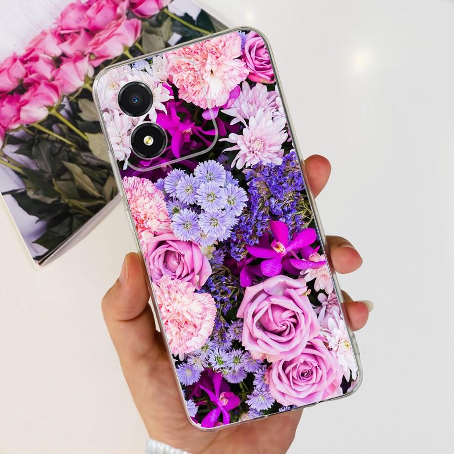 Чехол для Honor X5 Plus Модный Цветной Девичий Чехол-Крышка Для HonorX5 Plus Мягкий Силикон Fundas Чехол для Телефона Для Honor X5Plus Coque