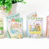 1pcs Cute Cartoon Memo Pad Lovely Bunny 6 Fold Self Adhesive Sticky Notes Diary Planner Stickers Office School