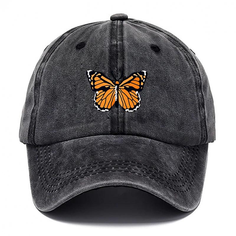 pc Butterfly Style Printed Baseball Hat Trucker Hats for Men Beach Hat for Women Fashion Baseball Caps Breathable Caps Adj