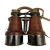 Brass 6'' Nautical Vintage Binocular with Leather Case