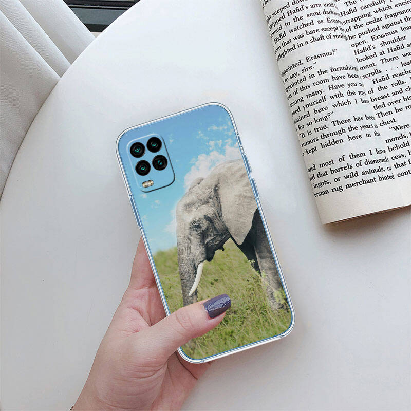 MH8 Animal Elephant Phone Case for Motorola Edge 20 30 S30 40 50 Fusion Lite Plus Pro Neo Ultra One Power Action Macro Hyper Vision Zoom