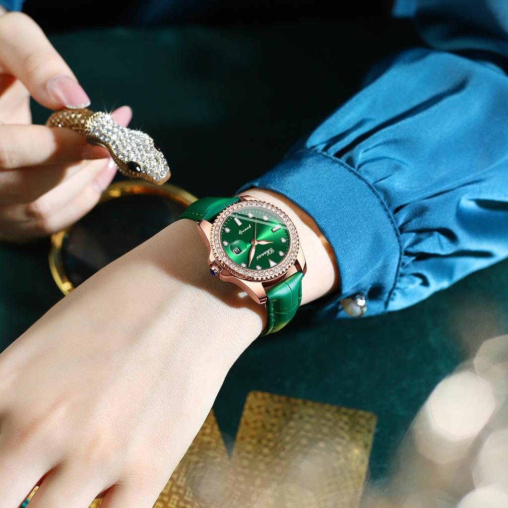 New TOP Brand Luxury Women's Watch With Box Fashion Calendar Luminous Waterproof Women's Quartz Watches