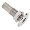 Outdoor Stainless Steel Water Outlet Port Boat Body Bottom Yacht Bilge Drain Vent AccessoryMJS022‑1 2in