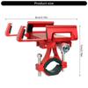 Bicycles Phone Holder Bracket Motorcycle Phone Mount Adjustable Handlebar Cell Phone Clamp Scooter Mobile Phone Clip