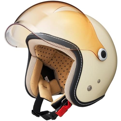 MARUSHIN Motorcycle Jet Helmet MCJ7 BUBBLE RIDER WOMEN Women's L Size (56~57cm) Ivory Product Number: 05302012