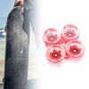 4x Skateboard Wheels 65mm 78A Clear PU Repair Parts with Bearings Wear Resistant Luminous Light up Longboard Wheels Rollers