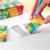 1 Pcs Rainbow Eraser Pencil Eraser Stationery Soft 2b Eraser Suitable For Office And School