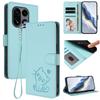 Для iPhone 15 Pro Max Чехол-подставка с тройным сложением для карт Покрытие из ПУ-кожи и ТПУ Совместим с