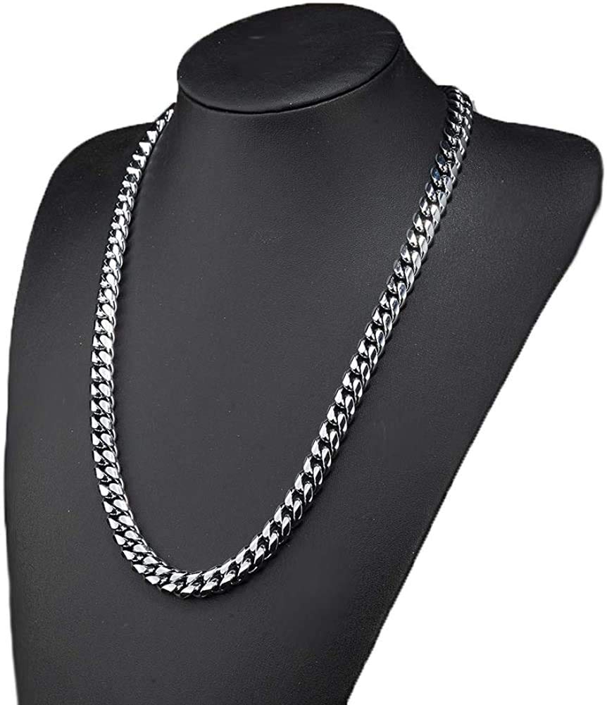 Ожерелье из нержавеющей стали Kihei Chain Same Hip Hop [Rockyu] Цепь, Сталь, Серебро, Ожерелье, Размер, Круто, Стиль, Популярно…