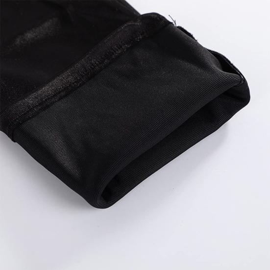 1 пара женских перчаток для косплея с покрытием из искусственной кожи с пятью пальцами, противоскользящие, для ночного клуба, сцены