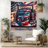 Peterbilt Heavy Trucks Custom Your Name Wall Decor Tapestry Art For Pet Memorial Birthdaywedding Party Backdrop Family Gift