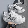 2025 Spring New Thick-soled White Shoes, Men's and Women's Trends Increase, Casual Board Shoes, Couple Lightweight Student Sports Shoes