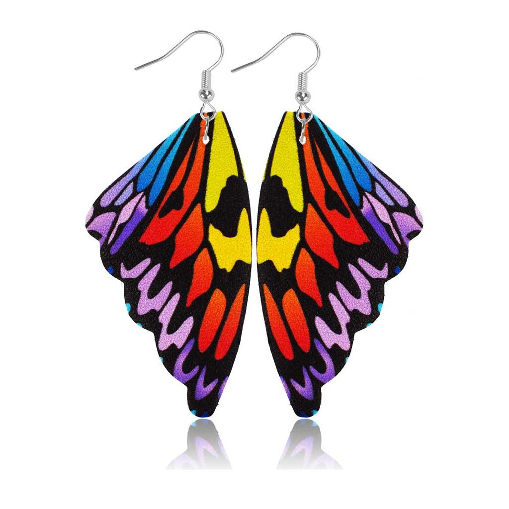 Новые винтажные серьги-подвески в виде крыльев бабочки, цветные серьги в стиле бохо для женщин, ювелирные изделия, подарки