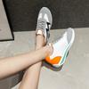 Модные женские дизайнерские кроссовки с круглым носком, легкие кроссовки, универсальные дышащие повседневные кроссовки со шнуровкой Zapato De Mujer, размер 36-43