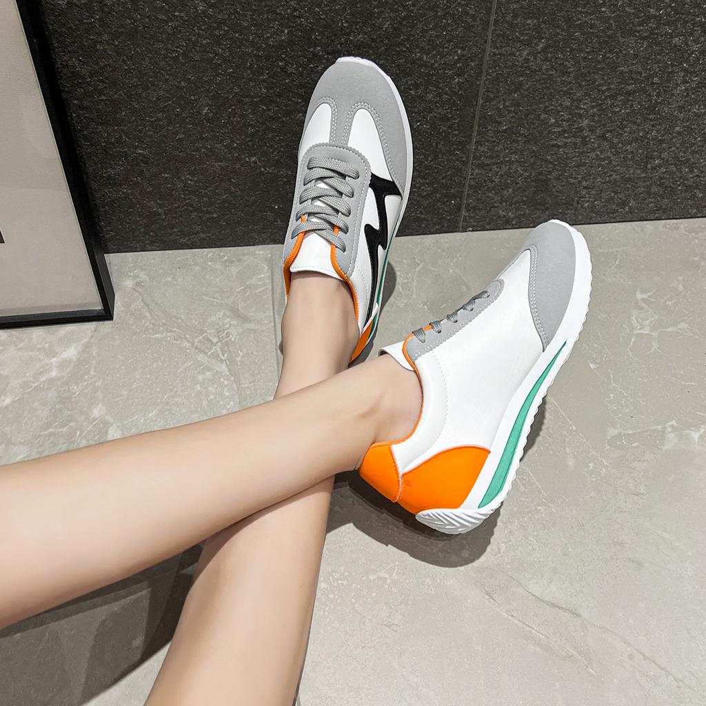 Модные женские дизайнерские кроссовки с круглым носком, легкие кроссовки, универсальные дышащие повседневные кроссовки со шнуровкой Zapato De Mujer, размер 36-43