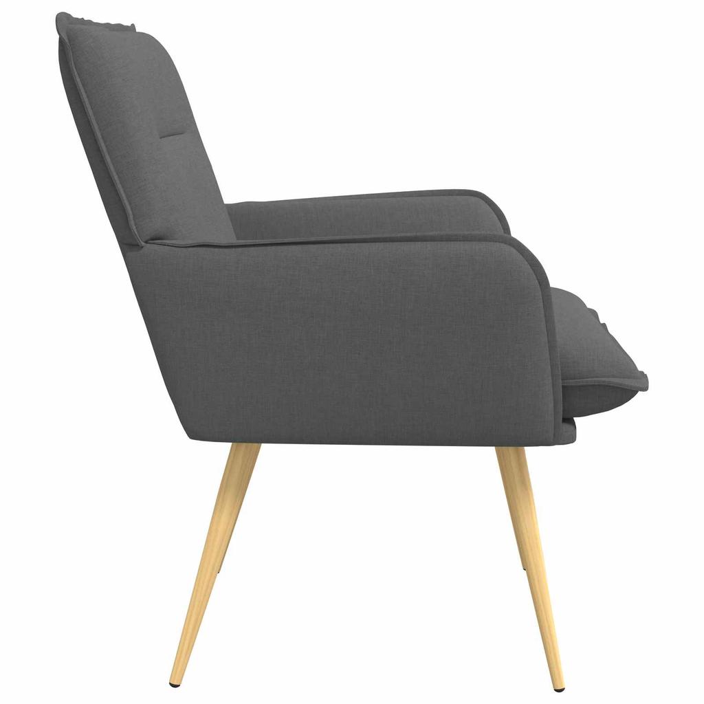 Armchair Dark Gray Fabric