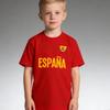 Футболка ESPANA Испания Детская Повседневная Рубашка Мальчики и Девочки Круглый Вырез Горячая Распродажа Топы С Печатью Национального Герба Футболка