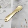 Ложка для массажа глаз, ложка для снятия усталости глаз, металлическая ложка для крема для лица, косметический массажный совок для смешивания, портативная косметическая лопаточка P7O5