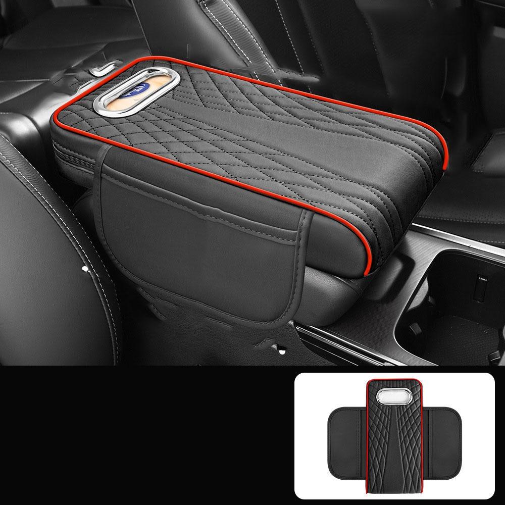 Increased Support Auto Armrest Cover with Tissue Box Center Console Pad Trucks