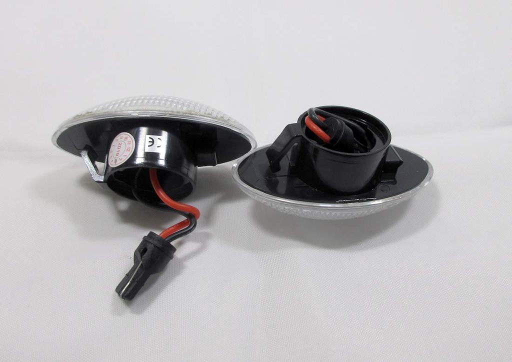 Совместимый с MINI R50 R52 R53 Последовательный светодиодный боковой габаритный фонарь-указатель поворота с прозрачным стеклом hotimp®