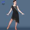 Latin Dance Sequin Fringe Dress Practice Performance Costume Women Stage Dancewear