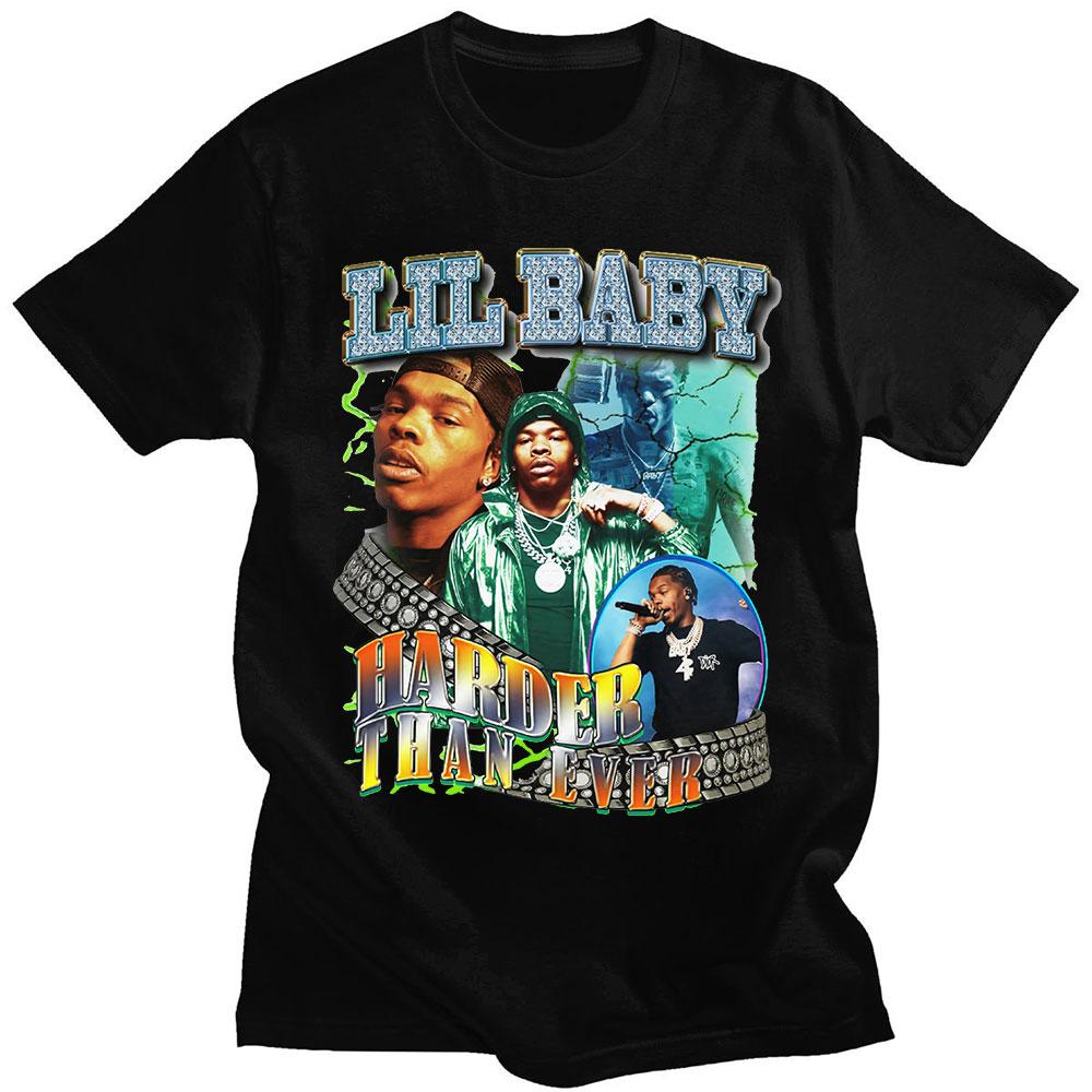 Women T Shirt Hip Hop Rapper Print Tops Black Tshirt Female Summer 90s Girls Graphic Female Summer Sleeved Harajuku Streetwear