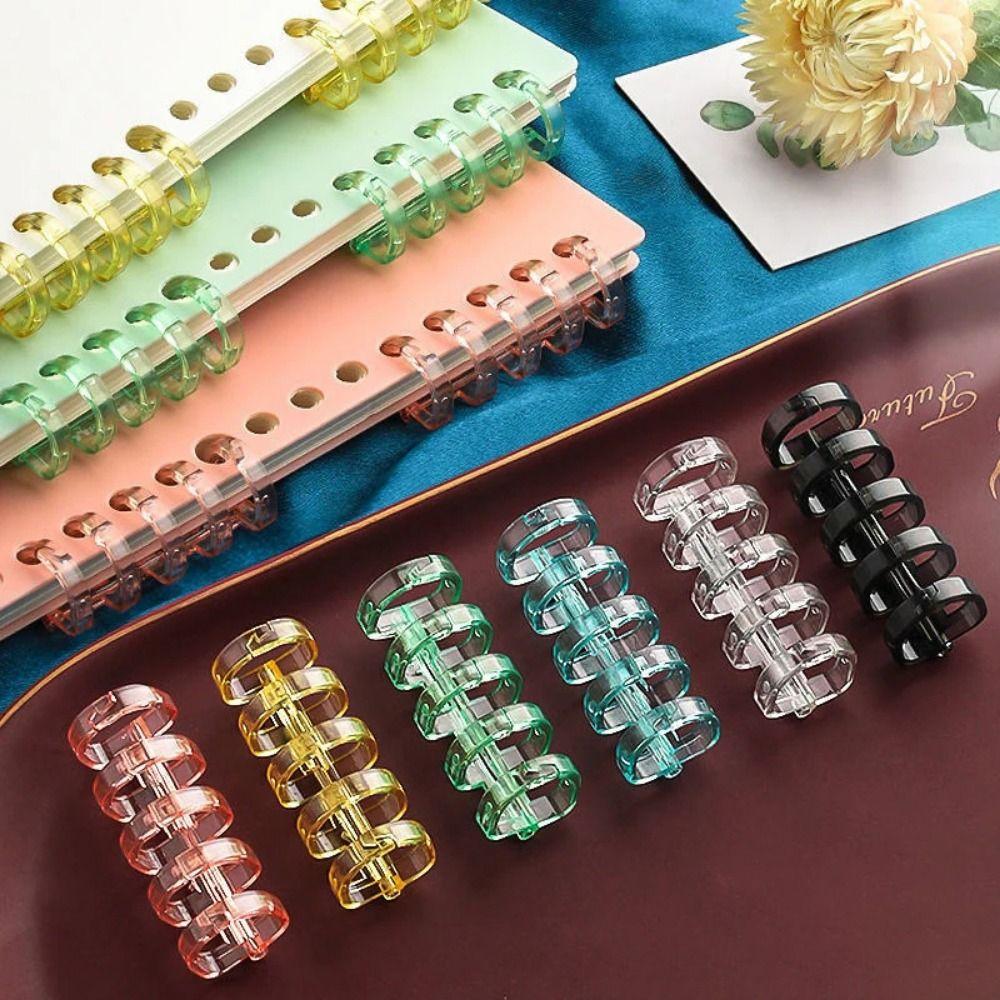 10 шт. А4 А5 А6 Кольца для блокнота, гребни для переплета для скрапбукинга, фотоальбома