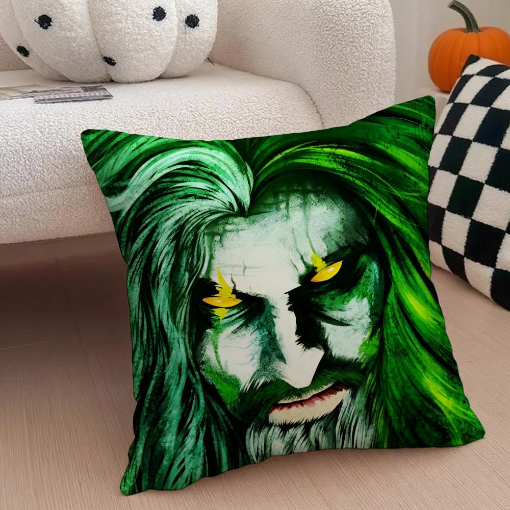 singer horror RRob ZZombie Cushion Cover Throw Pillow Cover Hidden Button Durable Polyester Chair Cushion