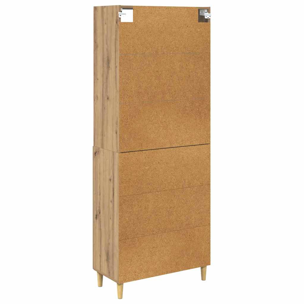 Highboard Artisan Oak 69.5 x 34 x 180 cm Particleboard