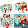 Owl Interactive Wooden Children Whacka Mole Toys Catching Fishing Features Gift