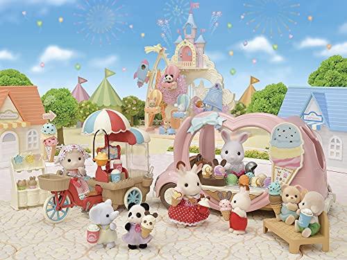 Sylvanian Families Amusement Park Shower [PonPon! Popcorn Cycle] Mi-90 ST Mark Certification 3 years old and up Toy Dollhouse Sylvanian Families EPOCH