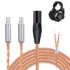 Okcsc ZT16 Headphone Cable HD800 Replacement Cable for Earphones and Headphones 16 Core Pure Copper for SENNHEISER Compatible with D1000 Length 4Pin