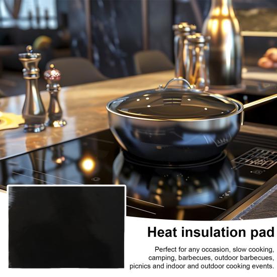 2 шт. силиконовый протектор для индукционной варочной панели, термостойкий коврик-прихватка, электрическая плита, стеклянная верхняя крышка, прямоугольные квадратные круглые коврики для индукционной варочной панели