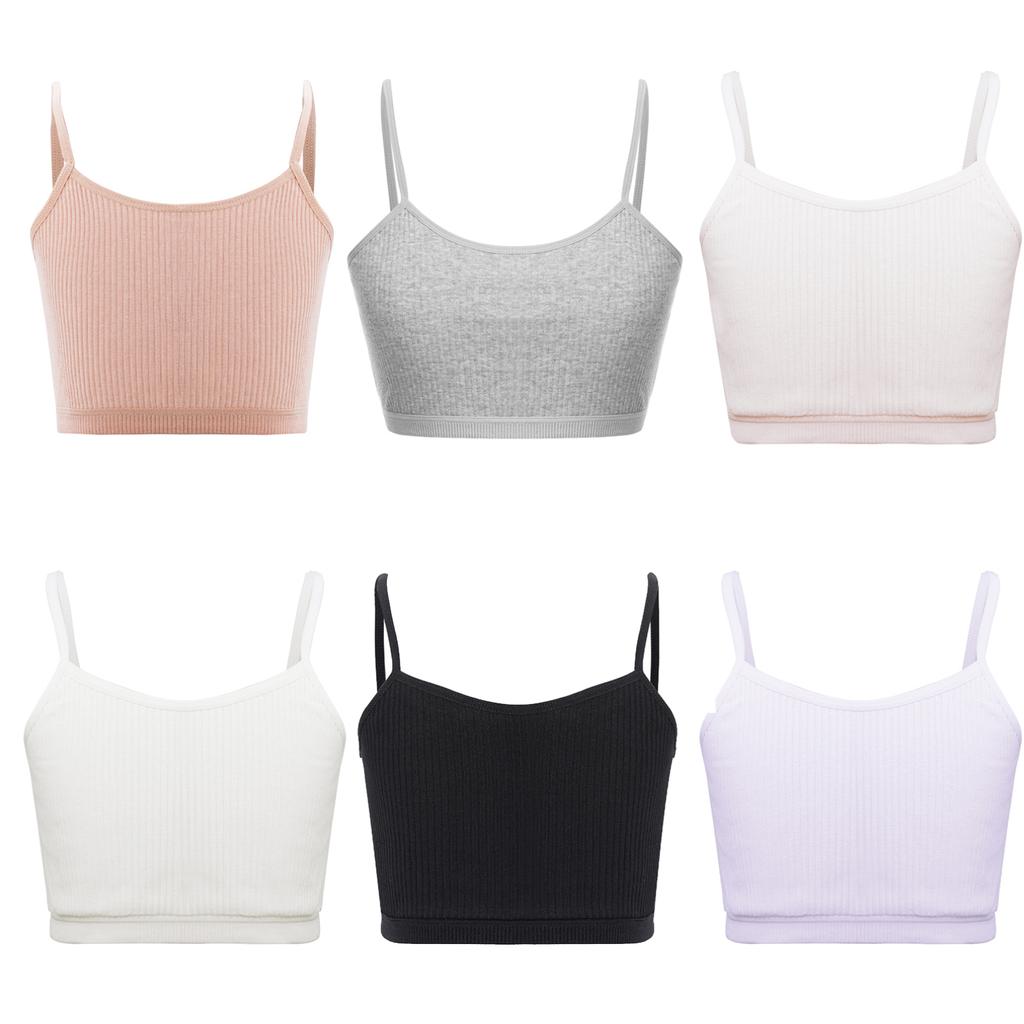Training Bras for Girls Teenage Underwear Student Girl Bra Top Underwear for Child Teens Summer Vest Tank Tops
