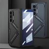 Applicable To Samsung Z Fold7 Mobile Phone Case Stand Vision Mobile Phone Case Personality Ins Central Axis Full Inclusive Light Luxury