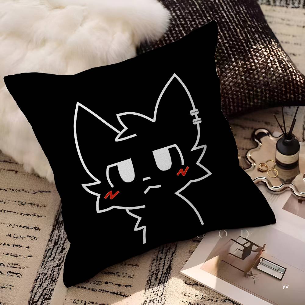 Boykisser Silly Cartoon Pillow Anime Pillow Sofa Bed Head Pillow Cover Cushion Cover 45X45 Cm Fashion