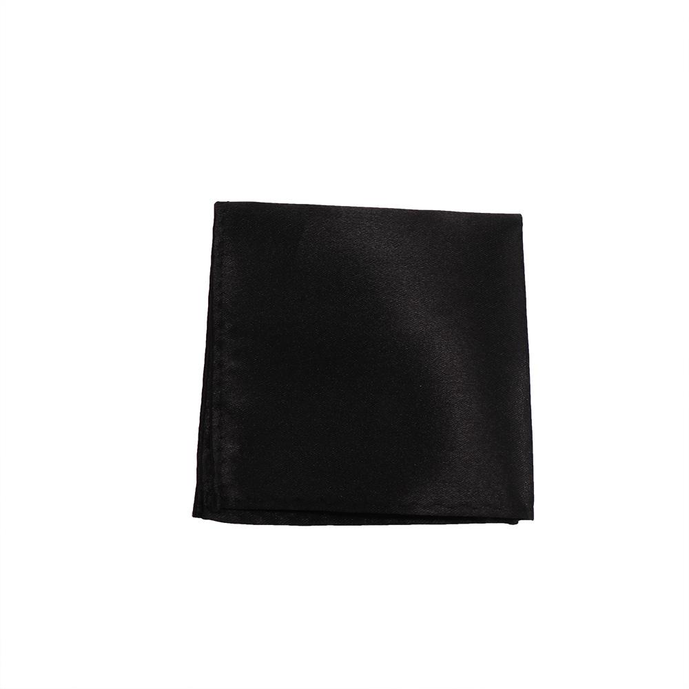 Satin Plain Solid for Wedding Dress Party Men Solid Pocket Hanky Pocket Square Handkerchief Silk