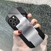 Сетчатый Металлический Черный Для IPhone 16 Pro Max 11 12 Mini 13 14 P Lus 15 Plus 7 8 Se 2020 X Xs Эллиптический Закаленное Стекло Чехол Для Телефона